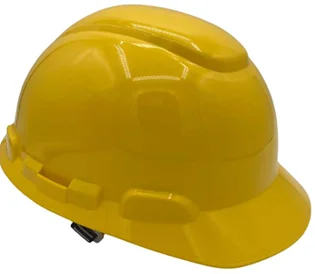 CASCO AMARILLO CON SUSPENSION Y BARBIQUEJO HTS