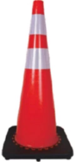 CONO NARANJA PVC DE 28"